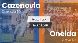 Matchup: Cazenovia vs. Oneida  2019