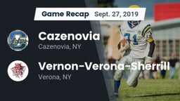 Recap: Cazenovia  vs. Vernon-Verona-Sherrill  2019