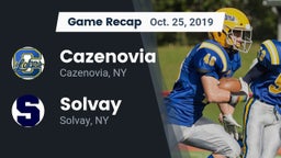 Recap: Cazenovia  vs. Solvay  2019