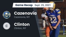 Recap: Cazenovia  vs. Clinton  2021