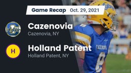 Recap: Cazenovia  vs. Holland Patent  2021