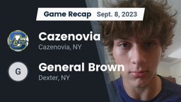 Recap: Cazenovia  vs.  General Brown  2023