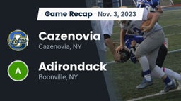 Recap: Cazenovia  vs. Adirondack  2023