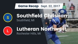 Recap: Southfield Christian  vs. Lutheran Northwest  2017