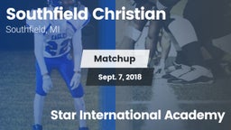 Matchup: Southfield Christian vs. Star International Academy 2018