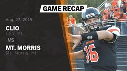 Recap: Clio  vs. Mt. Morris  2015