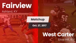 Matchup: Fairview vs. West Carter  2017