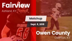 Matchup: Fairview vs. Owen County  2018