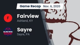 Recap: Fairview  vs. Sayre  2020