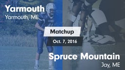 Matchup: Yarmouth vs. Spruce Mountain  2016