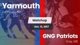 Matchup: Yarmouth vs. GNG Patriots 2017