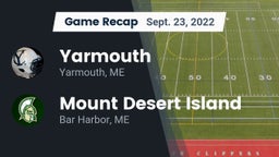 Recap: Yarmouth  vs. Mount Desert Island  2022