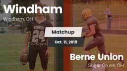 Matchup: Windham vs. Berne Union  2019