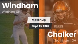Matchup: Windham vs. Chalker  2020