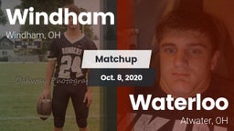 Matchup: Windham vs. Waterloo  2020