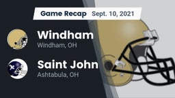 Recap: Windham  vs. Saint John  2021