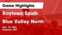 Raytown South  vs Blue Valley North  Game Highlights - Dec. 13, 2023