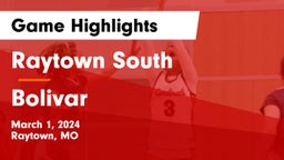 Raytown South  vs Bolivar  Game Highlights - March 1, 2024