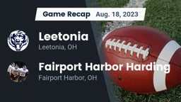 Recap: Leetonia  vs. Fairport Harbor Harding  2023