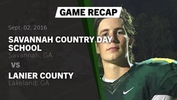 Recap: Savannah Country Day School vs. Lanier County  2016