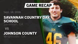 Recap: Savannah Country Day School vs. Johnson County  2016