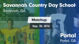 Matchup: Savannah Country Day vs. Portal  2016