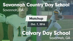 Matchup: Savannah Country Day vs. Calvary Day School 2016