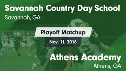 Matchup: Savannah Country Day vs. Athens Academy 2016