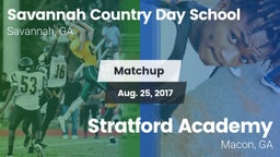 Matchup: Savannah Country Day vs. Stratford Academy  2017