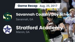 Recap: Savannah Country Day School vs. Stratford Academy  2017