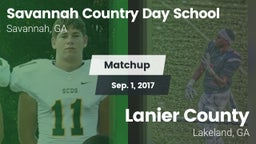 Matchup: Savannah Country Day vs. Lanier County  2017