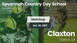 Matchup: Savannah Country Day vs. Claxton  2017