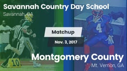 Matchup: Savannah Country Day vs. Montgomery County  2017