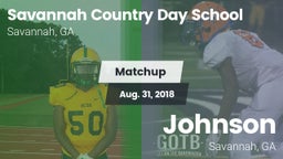 Matchup: Savannah Country Day vs. Johnson  2018