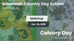 Matchup: Savannah Country Day vs. Calvary Day  2018