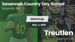 Matchup: Savannah Country Day vs. Treutlen  2018