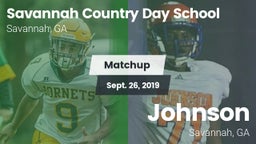 Matchup: Savannah Country Day vs. Johnson  2019