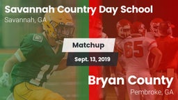 Matchup: Savannah Country Day vs. Bryan County  2019