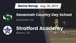 Recap: Savannah Country Day School vs. Stratford Academy  2019