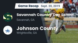 Recap: Savannah Country Day School vs. Johnson County  2019