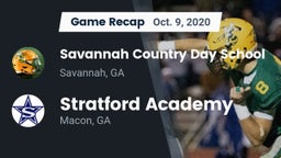 Recap: Savannah Country Day School vs. Stratford Academy  2020