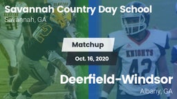 Matchup: Savannah Country Day vs. Deerfield-Windsor  2020