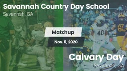 Matchup: Savannah Country Day vs. Calvary Day  2020