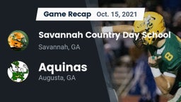 Recap: Savannah Country Day School vs. Aquinas  2021