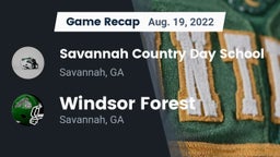 Recap: Savannah Country Day School vs. Windsor Forest  2022