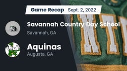 Recap: Savannah Country Day School vs. Aquinas  2022