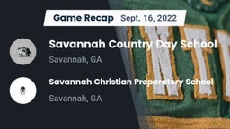 Recap: Savannah Country Day School vs. Savannah Christian Preparatory School 2022