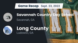 Recap: Savannah Country Day School vs. Long County  2022