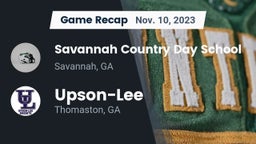 Recap: Savannah Country Day School vs. Upson-Lee  2023