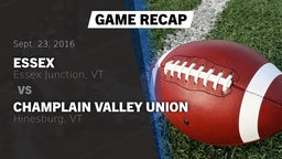 Recap: Essex  vs. Champlain Valley Union  2016